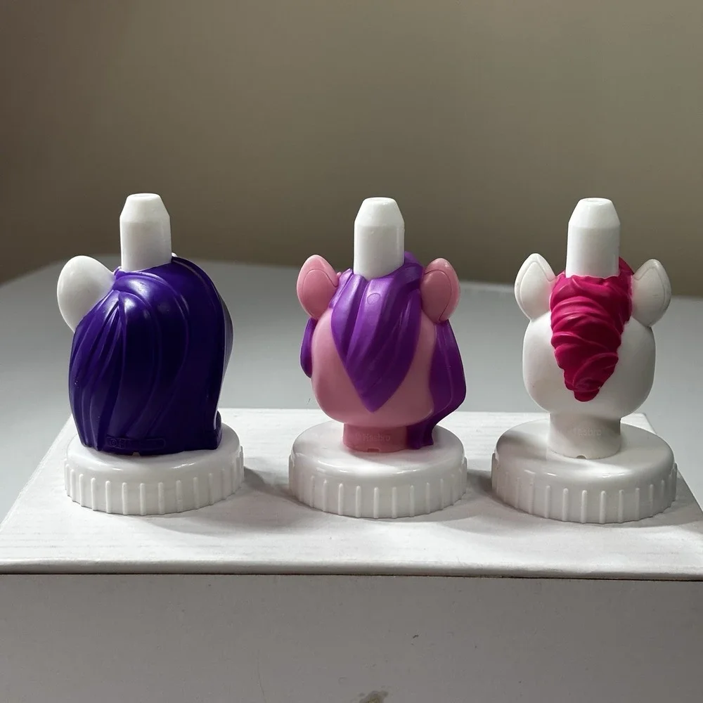 My Little Pony MLP Rainbow Rarity, Pipp, & Zipp Good 2 Grow Topper Spouts